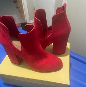 Call It Spring Bold Red Heeled Boots